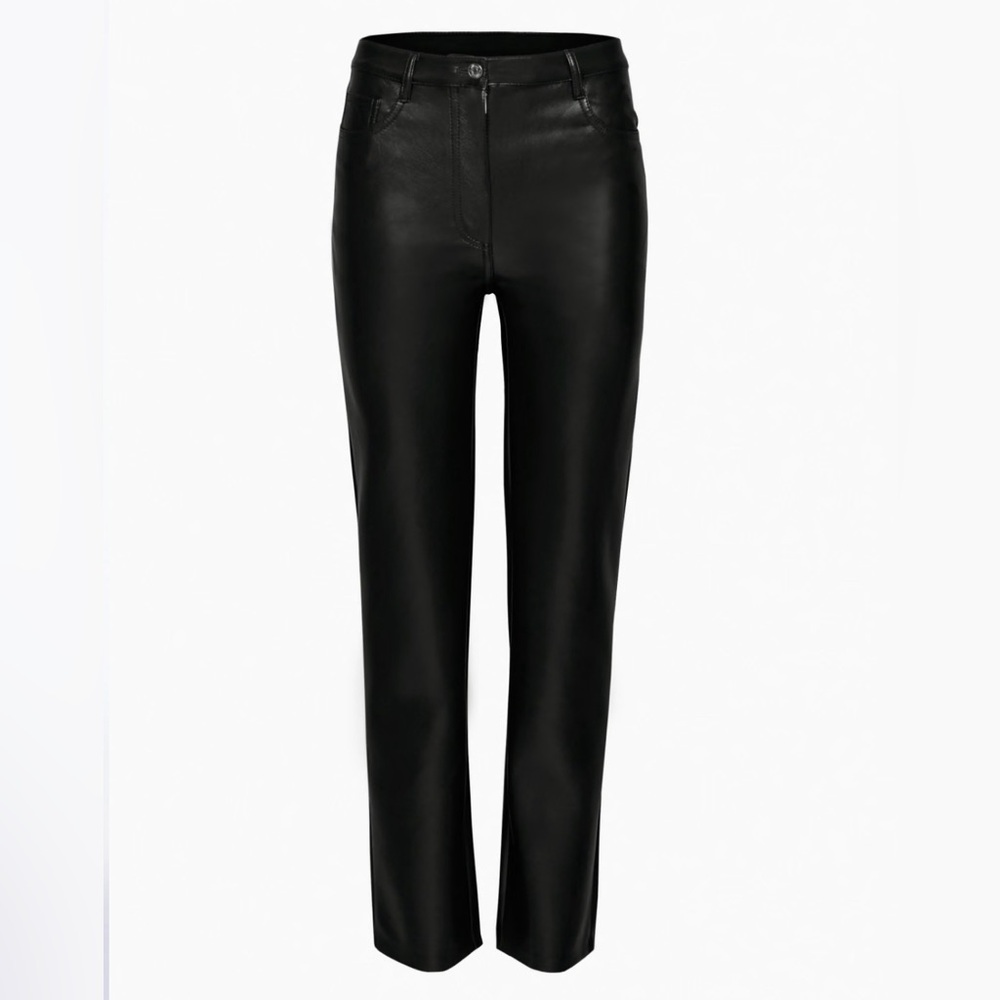 Aritzia Wilfred The Melina Pant Black Vegan Leather Going Out Pants Size 2